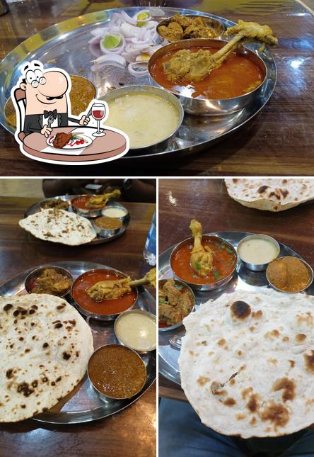 Order meat meals at Hotel Raya's
