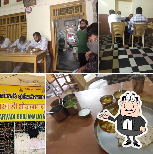 The interior of Marvadi Bhojanalaya