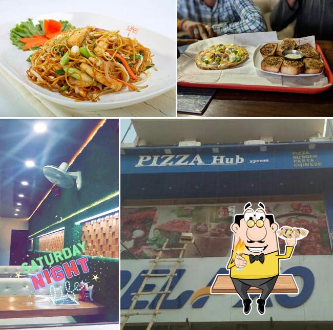 Order seafood at Pizza Hub Xpress