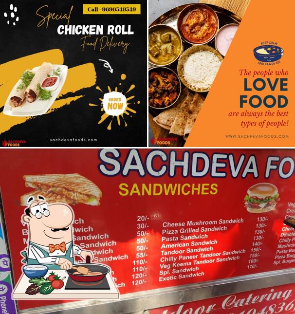 Chicken curry at Sachdeva Food Point