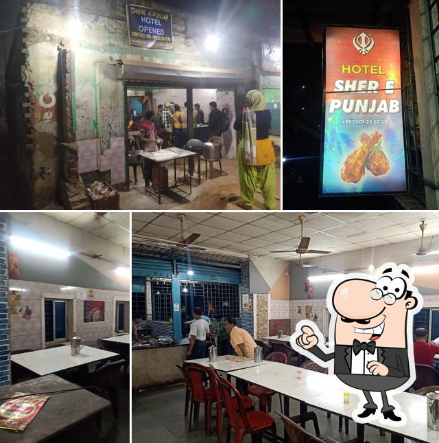 The interior of Shere Punjab Dhaba