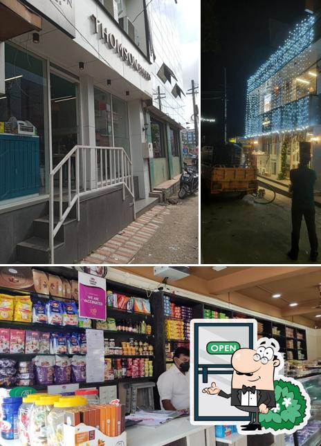 Check out the outside area of Thomson Bakery