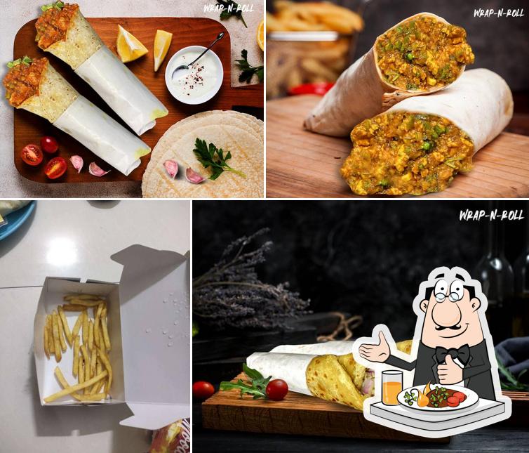 Food at Wrap N Roll