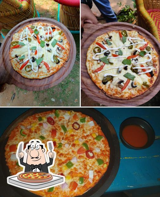 Order pizza at Anushthan