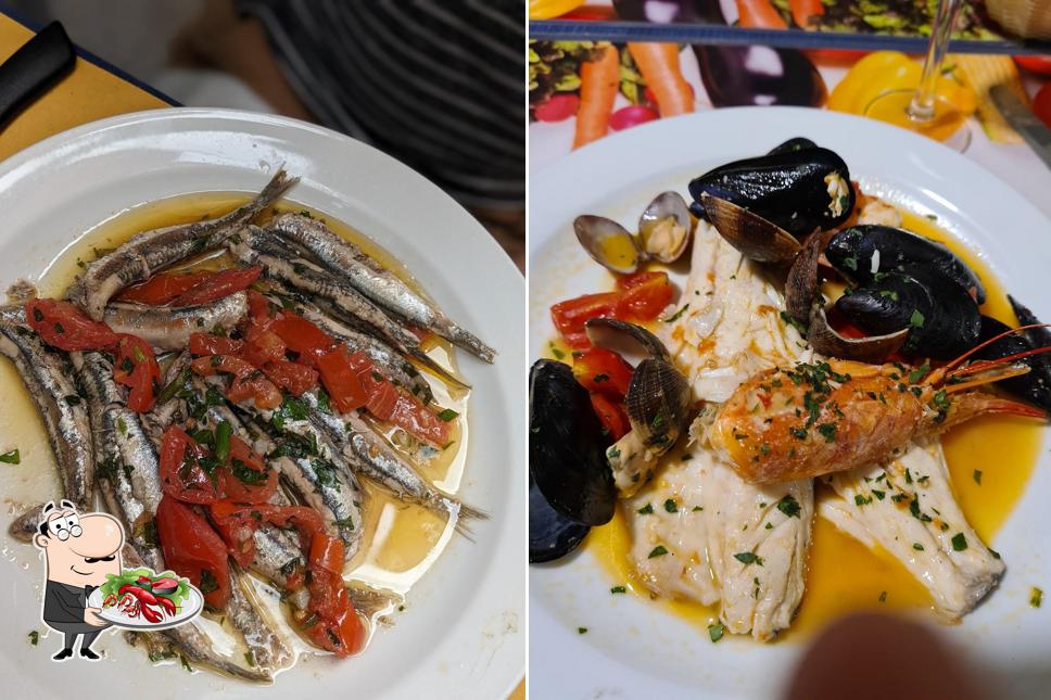 Prenditi la cucina di mare a trattoria chanteclers
