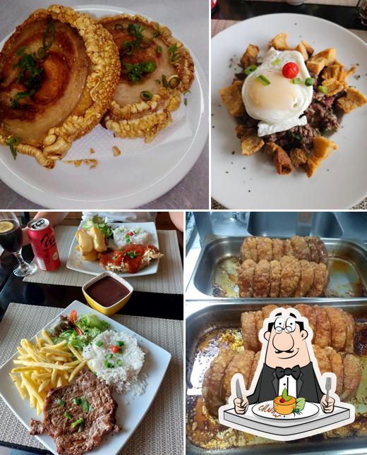 Comida em Escritório do Chefe