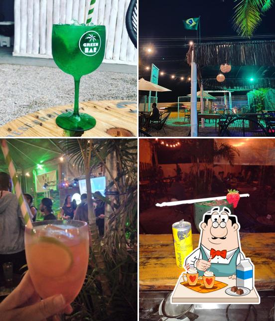 Green Bar Boiçucanga offerece uma gama de bebidas