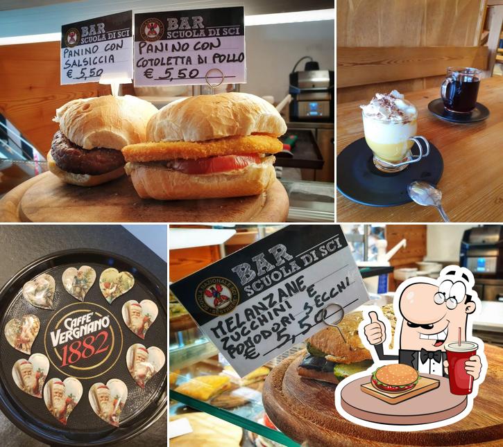 Prenditi un hamburger a BAR Scuola Sci Sestriere