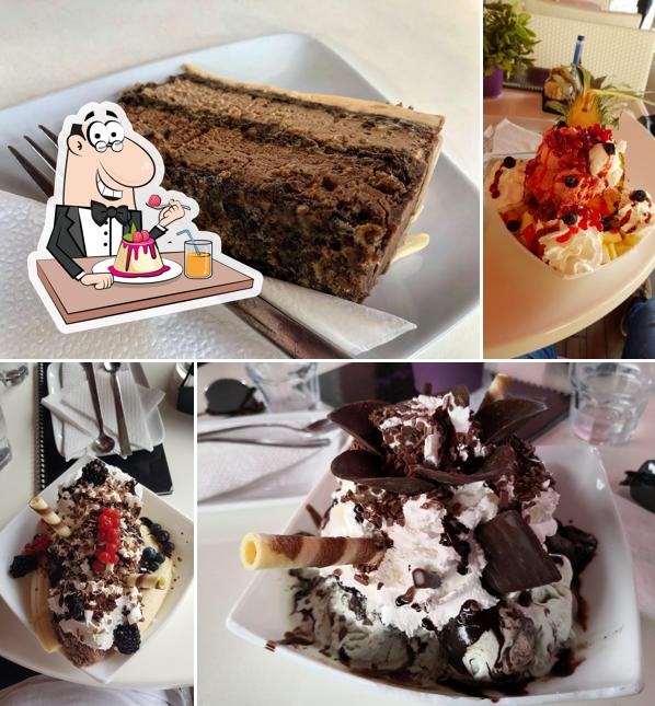 Caffetteria XVIII, Krk serve un'ampia gamma di dolci
