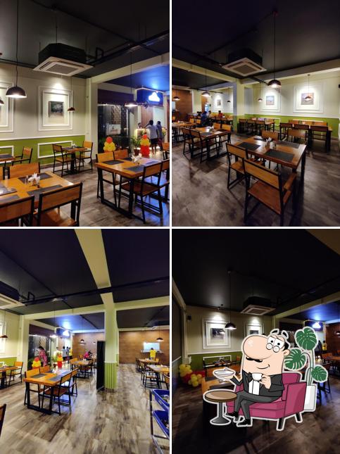 The interior of Chickpet Donne Biryani House Patia