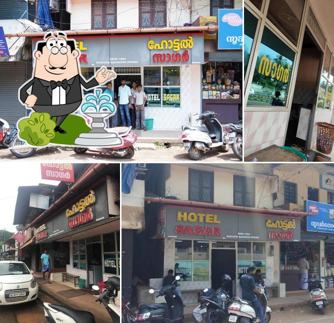 The exterior of Hotel Sagar Wandoor