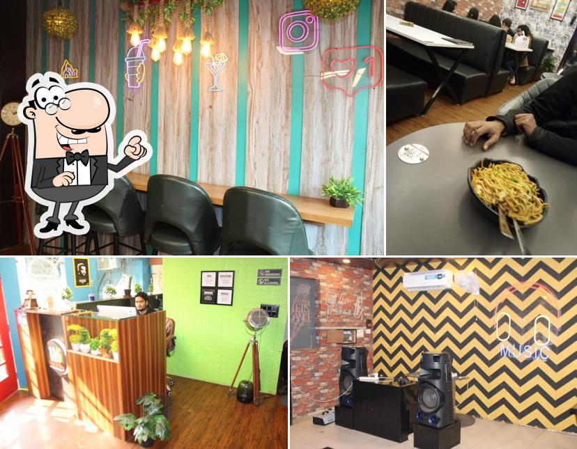 The interior of Hugs & Bite