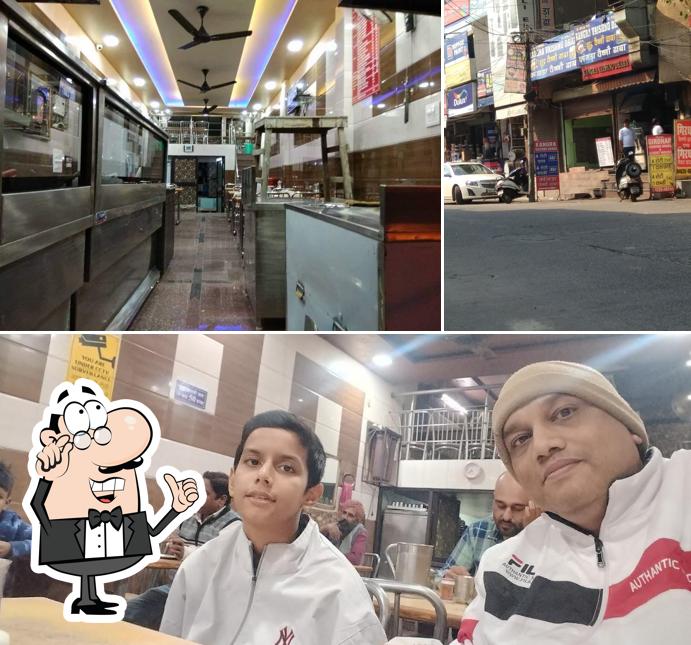 The interior of Kangra Vaishno Dhaba