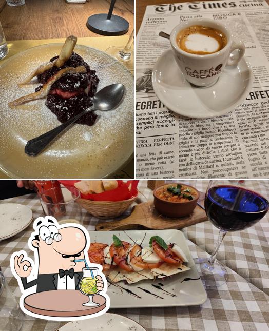 La Cicciascheria si caratterizza per la bevanda e cibo