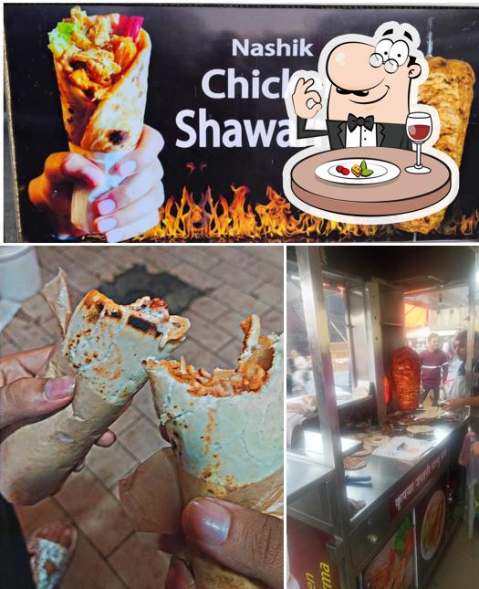 The photo of Nashik Chicken Shawarma’s food and interior