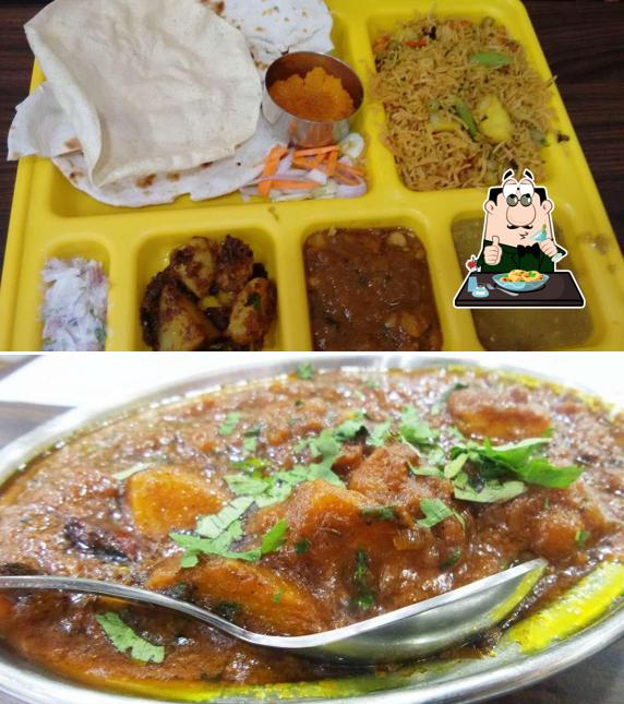 Food at Rishis Restaurant