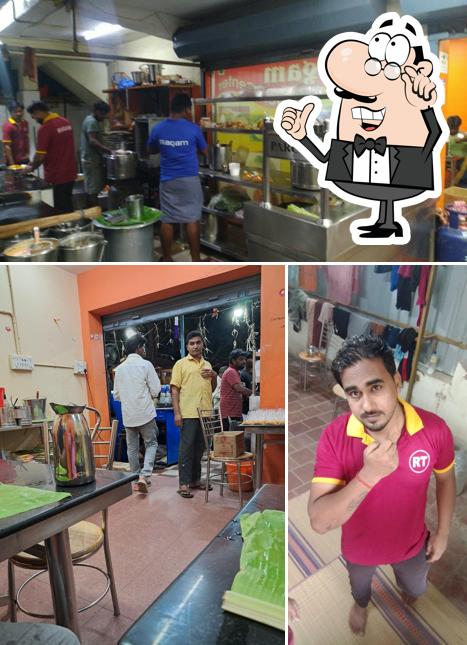 The interior of Ragam Tiffin Center