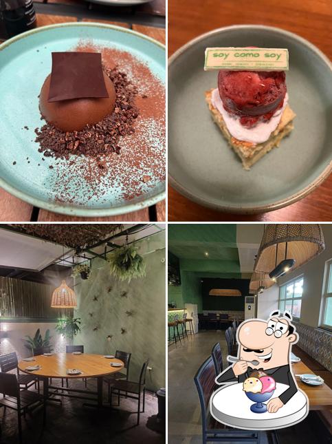 Soy Como Soy provides a selection of desserts