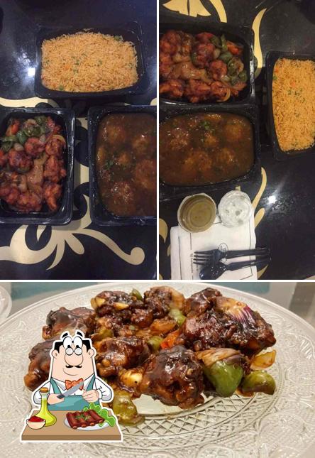 Pick meat meals at hong kong express
