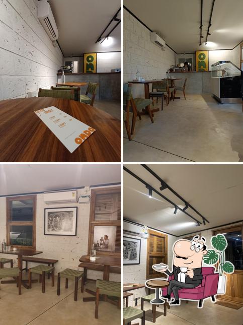 The interior of ondo gelato + coffee ashvem