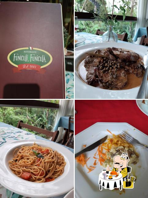 Platos en Restaurante Funiculì Funiculà em Pomerode
