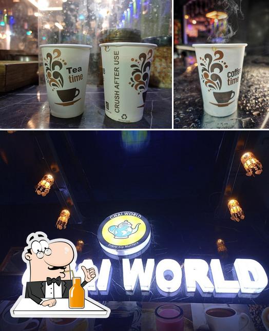 Enjoy a beverage at CHAI WORLD