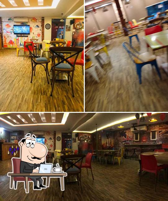 The interior of Chick blast
