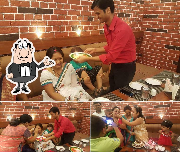 Take a seat at one of the tables at DESI Lounge , Gomti Nagar