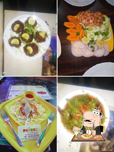 Food at Foodies Restaurant