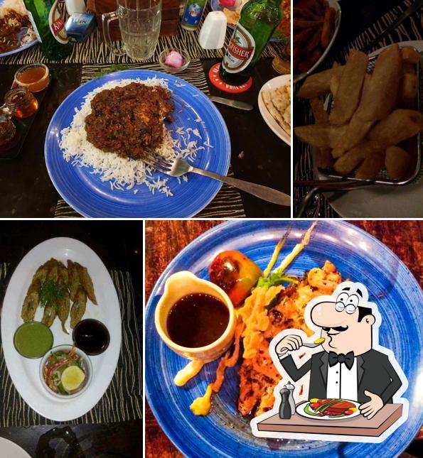 Food at Jamies Restaurant