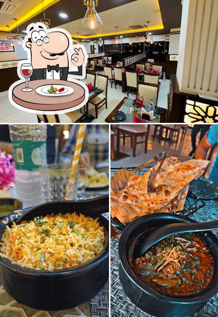 Check out the picture depicting food and interior at Karim's Restaurant