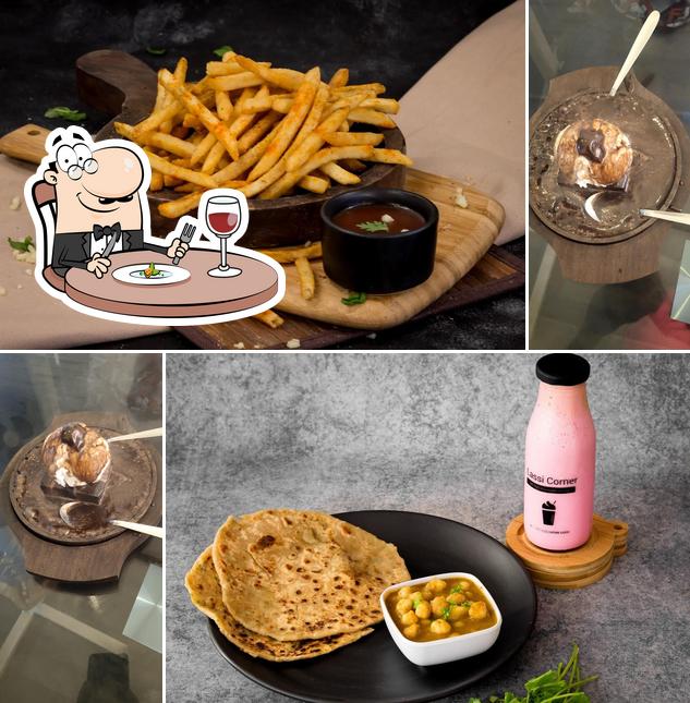 Food at Lassi Corner
