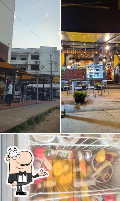 This is the picture depicting interior and food at OGUSTO BAQES & CAFE