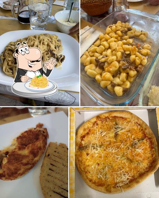 Spaghetti alla carbonara al Osteria Al Ponte