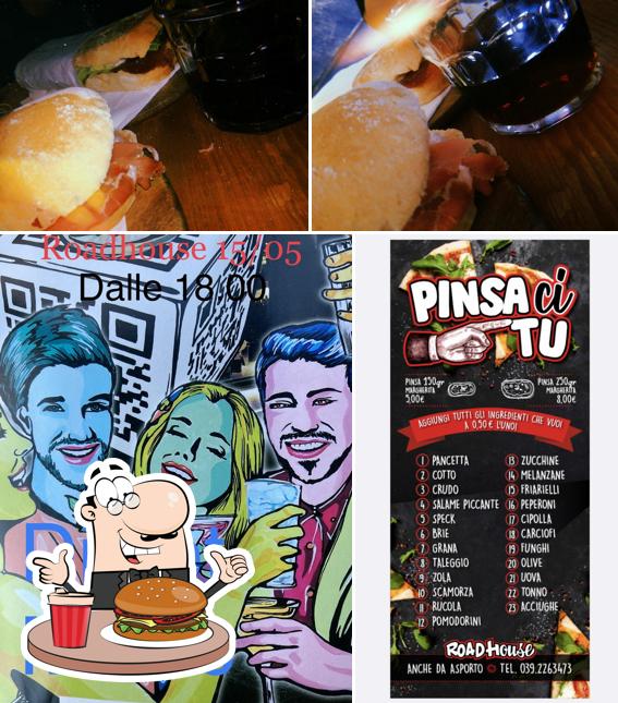 Ordina un hamburger a Roadhouse Monza