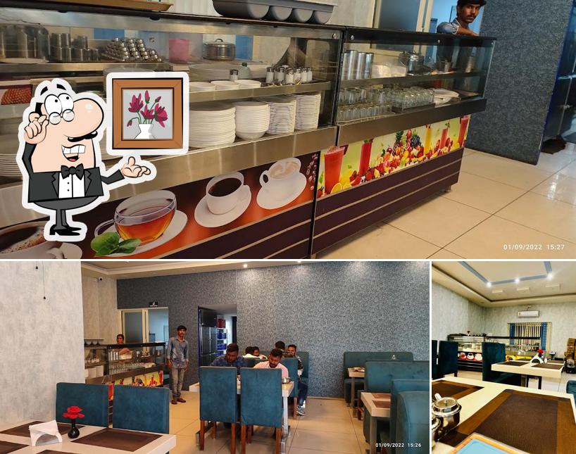 The interior of ಆಹಾ! ಏನು ರುಚಿ, ಟೇಸ್ಟ್ ಆಫ್ ಆಂಧ್ರ Aha! Emi Ruchi, Taste of Andhra