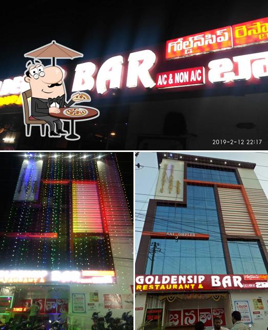 The exterior of GOLDENSIP RESTAURANT