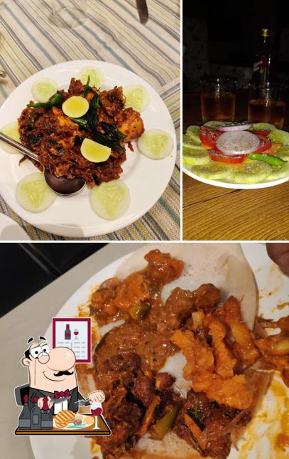 Order meat dishes at Hotel Blue Nile