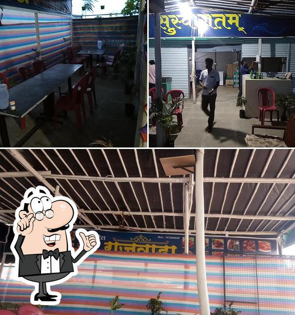 The interior of Hotel Rajwada