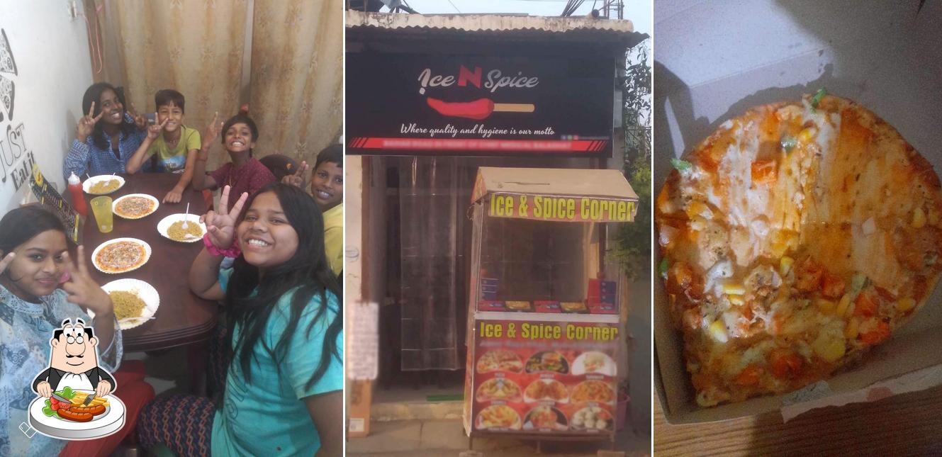 Food at Ice and Spice Corner