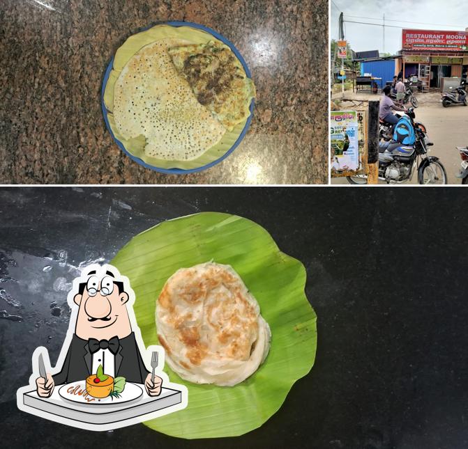 Food at Restaurant Moona