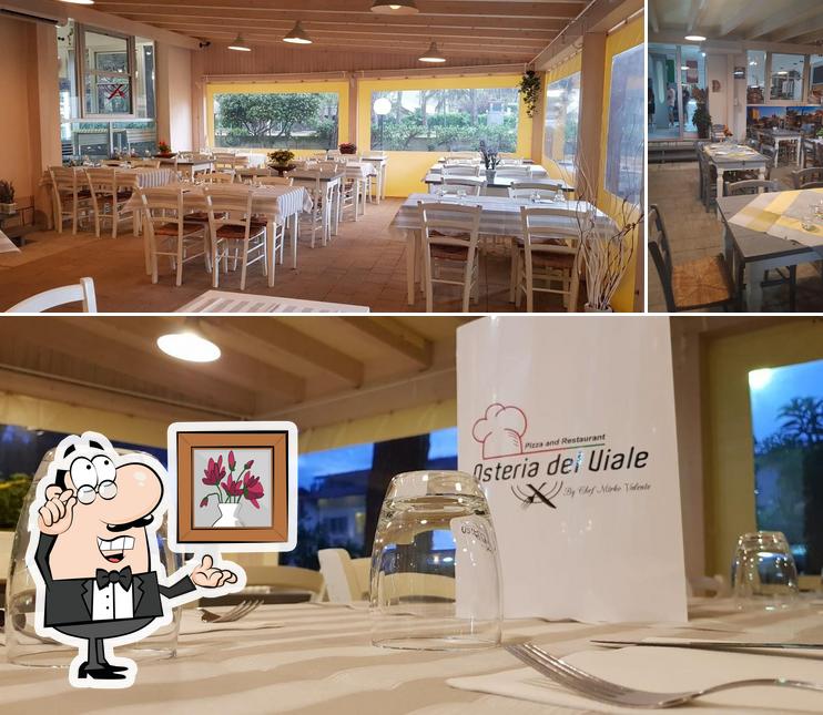 Gli interni di Osteria Del Viale