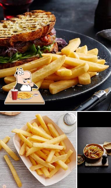 French fries at Panchayat cafe