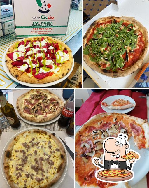 Scegli tra le svariate varianti di pizza