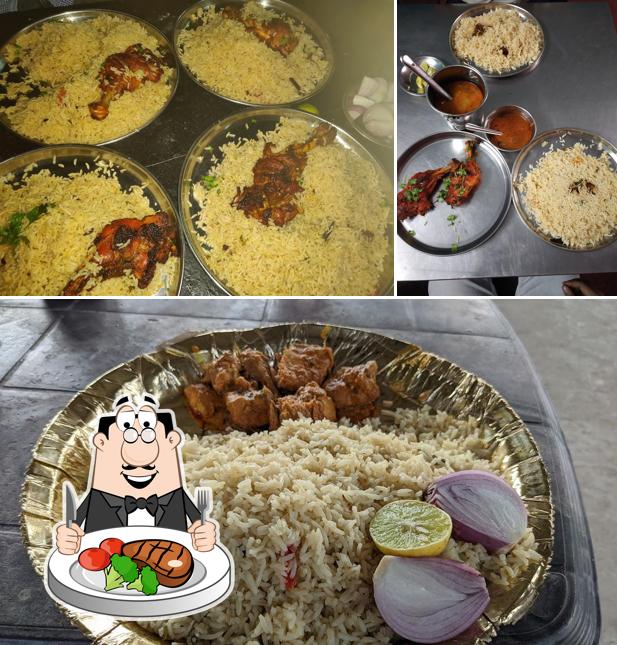 Order meat meals at Rasool Biryani Point