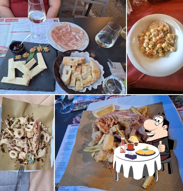 Piatto di formaggi al Ristorante pizzeria Silvia