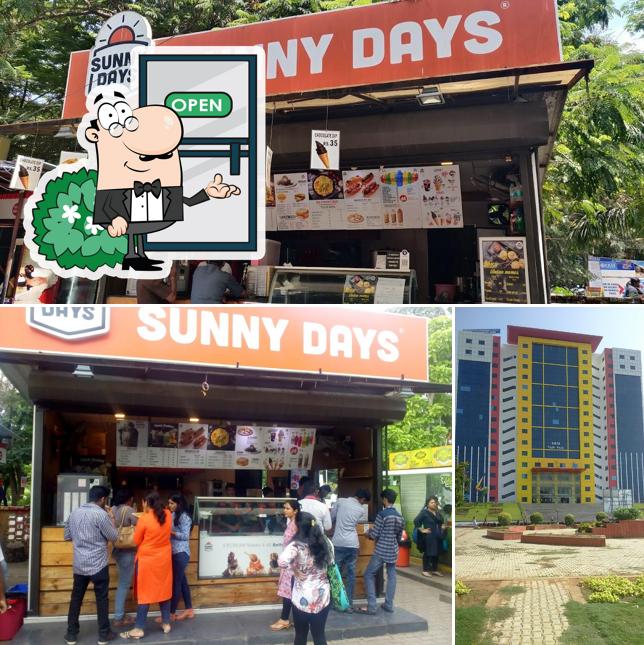 The exterior of Sunny Days - SRM University Food Court