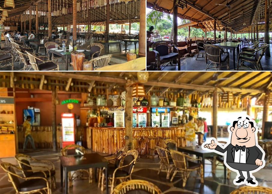 Take a seat at one of the tables at The Farmhouse Restaurant