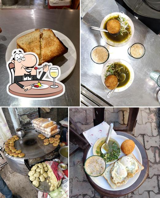 Food at Giani Tea Stall