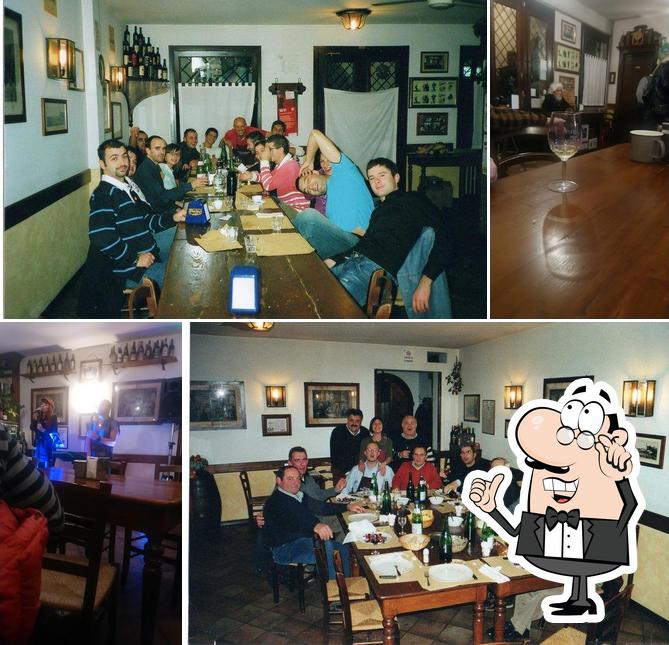 Gli interni di Osteria Al Capeotin